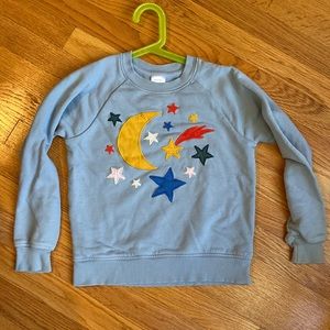 Hanna Andersson moon and stars sweatshirt